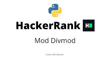 Mod Divmod  || HackertRank Solution