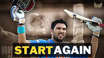 Yuvraj Singh Motivational Story–START AGAIN |Motivational video| Yuvraj Singh |Life Story |MotivateX