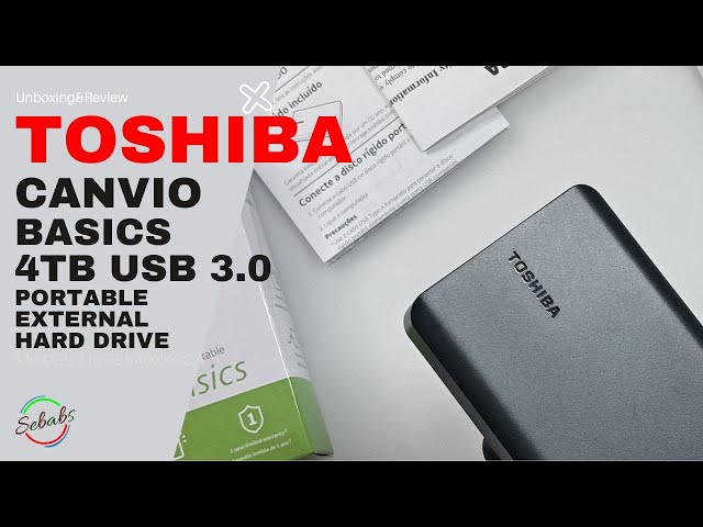 Toshiba Canvio Basics 2TB Portable External Hard Drive USB 3.0, Black -  HDTB420XK3AA