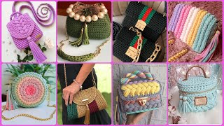 Super stylish crochet bag handles - Art Paper Joy