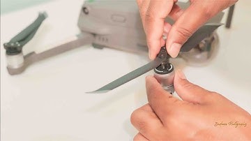 How to easily change DJI mavic drone propeller wings