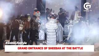 Sheebah grand entrance at Cindy Vs Sheebah battle Concert