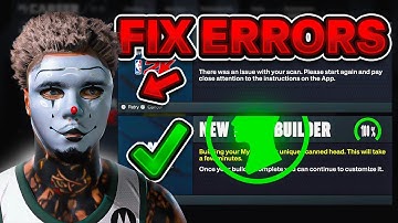 HOW TO FIX EVERY FACESCAN ERROR IN NBA 2K26! HOW TO GET ANY FACESCAN TO WORK IN 2K26 FAST AND EASY!