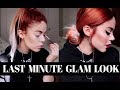 LAST MINUTE GLAM MAKE UP LOOK!