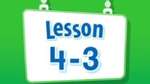 Math Envision English Lesson 4-3