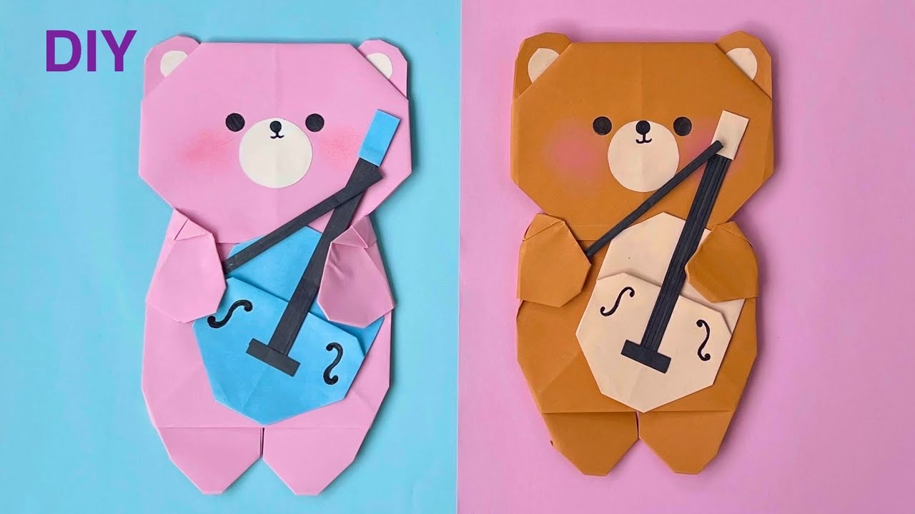 DIY PAPER TEDDY BEAR/ How to Make Teddy Bear/ Origami Teddy Bear 