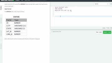 Hackerrank SQL Solution #13 Basic SQL - Weather Observation Station 9