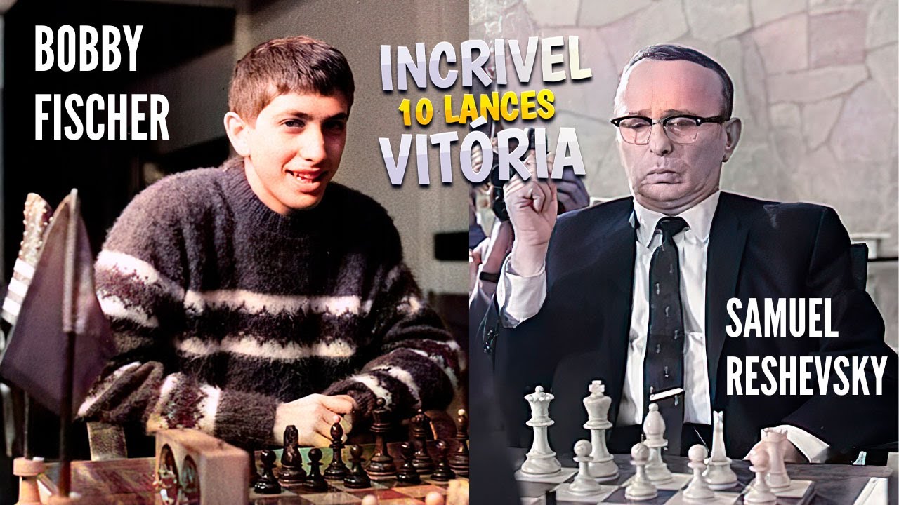 UM NOVO GAMBITO LENDÁRIO NO XADREZ? - Desafio Rapidchess Bobby Fischer  (Episódio 10) 