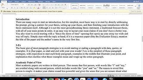 Academic Writing Evaluation Paper Video