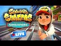 Download Lagu 🔴 Subway Surfers World Tour 2017 - Singapore Gameplay Livestream