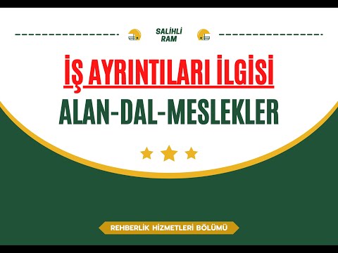 İş Ayrıntıları İlgisi - 1 dakikada KEŞFET