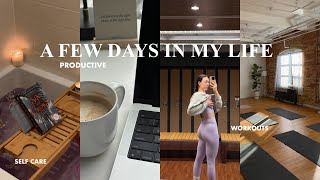 PRODUCTIVE DAYS IN MY LIFE: work with me, midnight book launch, dinner date, yoga & appointments