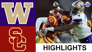 #5 Washington vs #20 USC Highlights | Week 10 | 2023 College Football Highlights