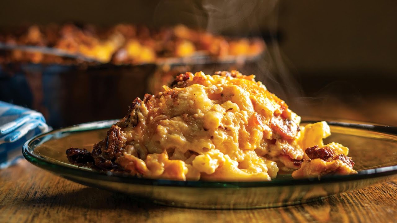 Bacon-Praline Macaroni and Cheese |  The Twisted Soul Cookbook | Rachael Ray Show