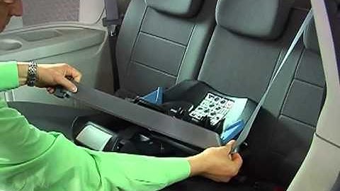 Cybex Aton Base Vehicle Belt Installation