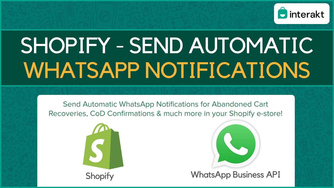 Marketing+Support on WhatsApp - Send abandoned cart notifications