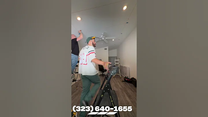 Recording Studio Install Timelapse with 22 of our 4” Ultacoustic Bass Traps & Clouds With LED’s!