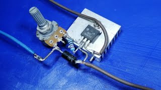 How To Make Adjustable Voltage Regulator Using LM350T | Voltage Controller Circuit