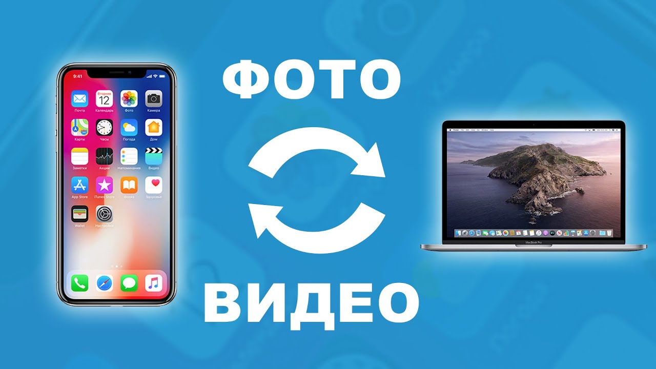 ⁣Как скинуть или перенести фото и видео с iPhone на компьютер Mac