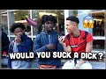 TO SAVE YOUR MOMS LIFE WOULD YOU.....😱🍆 💦| PUBLIC INTERVIEW | High School Edition