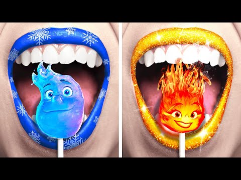 ❄️COLD VS HOT🔥 CHALLENGE! COOL PARENTING HACKS AND FUNNY SITUATIONS BY 123 GO!