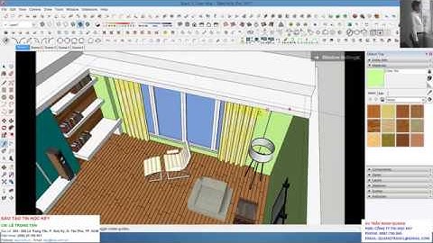 Hướng dẫn Design không gian nội thất với SketchUp Pro 2017_Part 5: Trần nhà