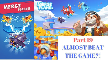 ALMOST BEAT THE GAME!? | Merge Planes Part 19