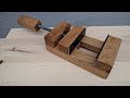 Как сделать крепкие тиски из дерева своими руками. How to make a wooden vise