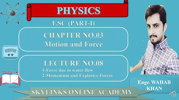 FSc(Part-1),Ch=3,Lec=8,Force due to water flow