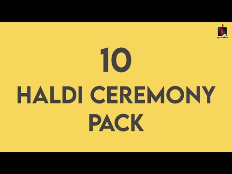 HALDI PACK | HC 01 TO HC 10 | HALDI CEREMONY | AFTER EFFECTS FILE | AP MOTIONS