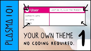 Create a KDE Plasma Theme with No Code! Part 1