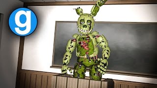 Springtrap Gmod Hide And Seek At School Five Nights At Freddys Garrys Mod Sandbox Funny Moments