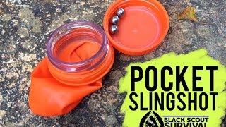 How to Make a Pocket Slingshot - Black Scout Tutorials