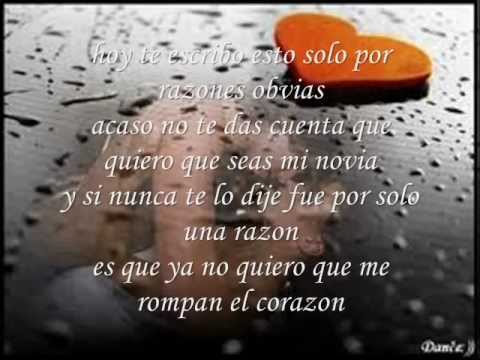 ADAN ZAPATA" CARTA DE AMOR" - YouTube