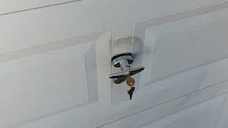 How To Replace A Garage Door Latch