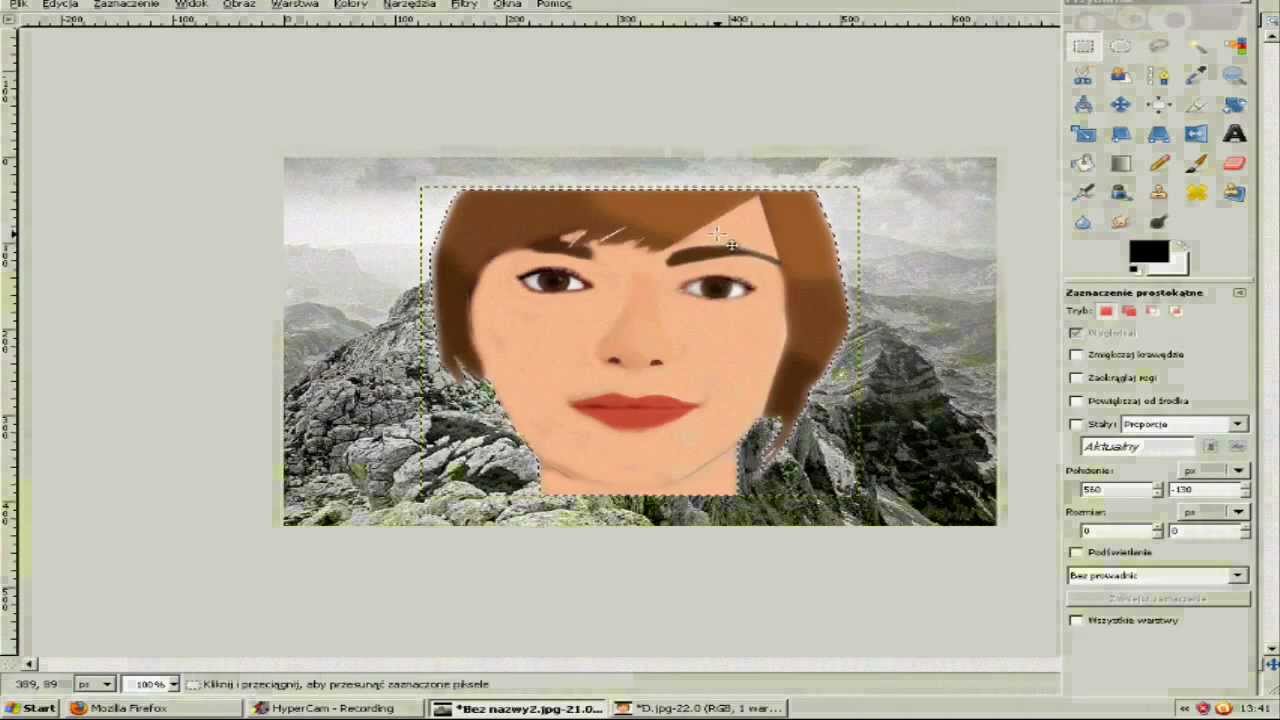 Poradnik Gimp 2.6 - YouTube