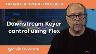 Downstream Keyer control using Flex
