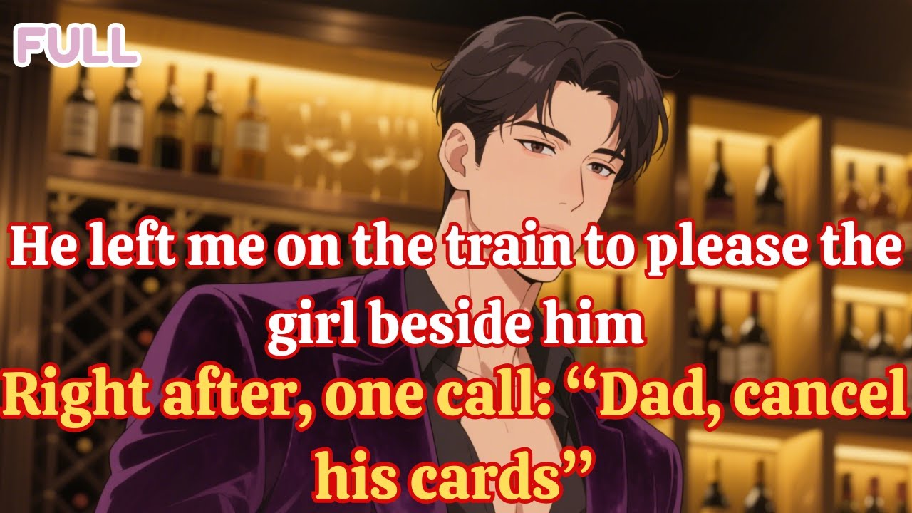 “He left me on the train to please the girl beside him—right after, one call ‘Dad, cancel his cards