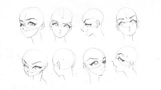 Como desenhar o rosto em vários ângulos, Anime e Manga, Sensei