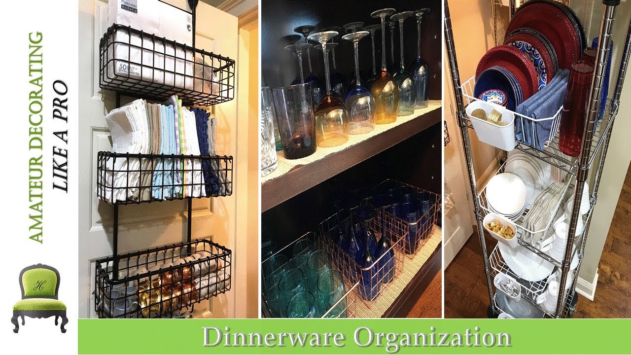 Dinnerware Organization and Storage YouTube