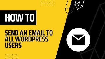 How to Send an Email to All your WordPress Users