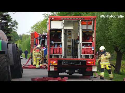 Pinken gewond bij brand in kapschuur in Staphorst