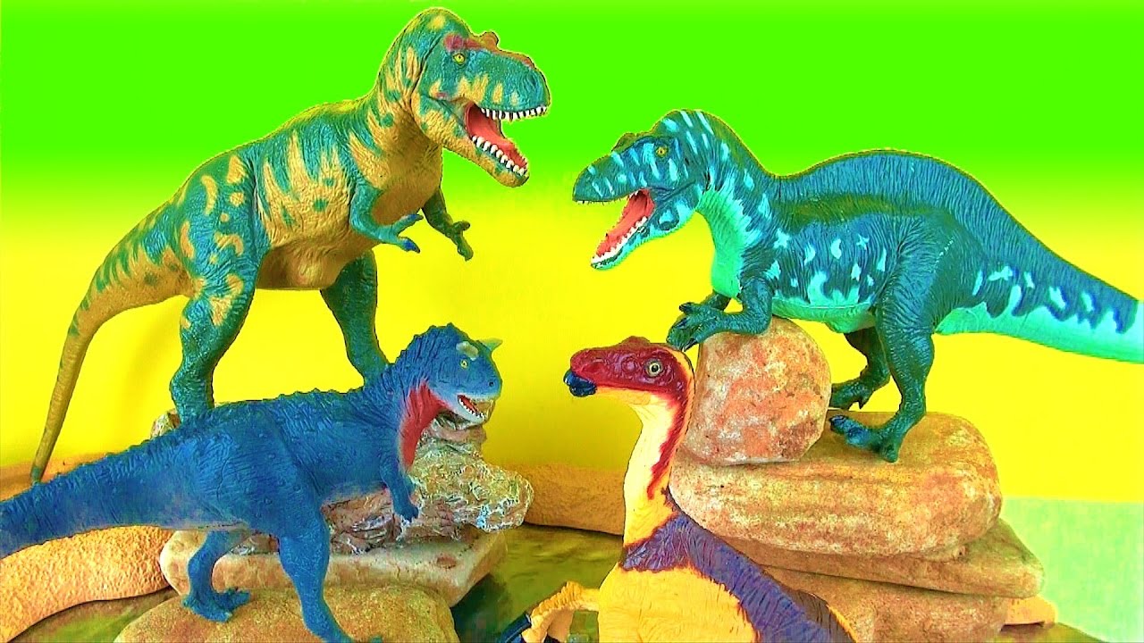 Learn Dinosaurs T rex Dinosaur battle Dinosaur Fight Kids