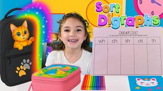Easy Fun Word Sounds: Let’s Sort Digraphs Together! ✨ | Emy Girl