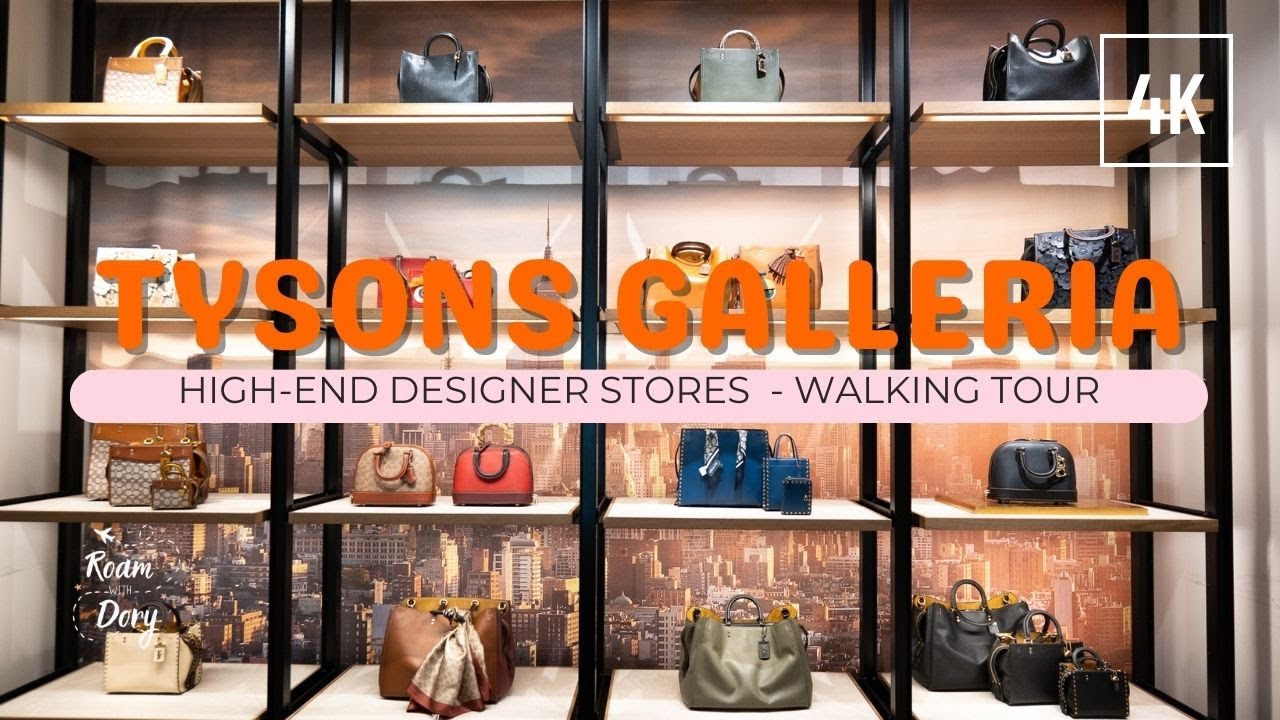Mall Walking Tour of Tysons Galleria [Un-narrated] 