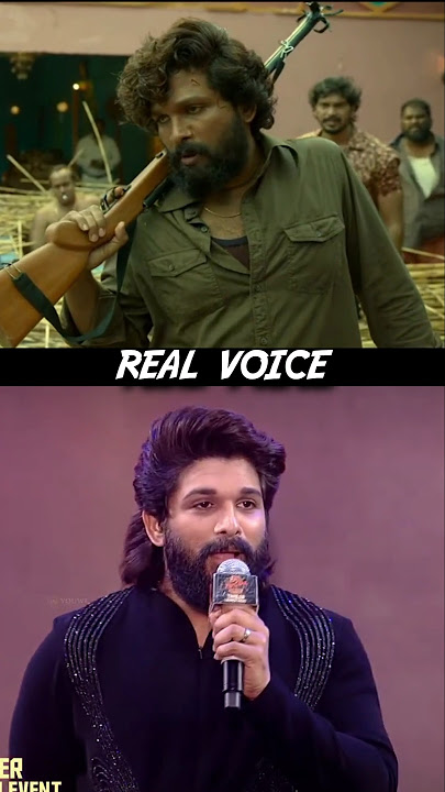 Pushpa Real Voice VS Badge99 Voice #pushpa