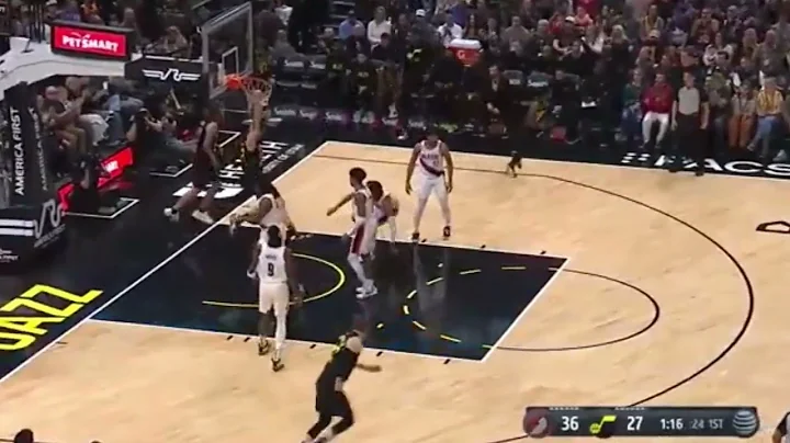 Kelly Olynyk finds Walker Kessler & finish Jazz Vs...