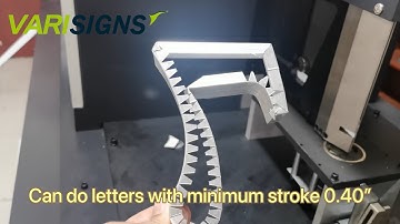 Automatic channel letter bender machine with v notch and flange of fast and accurate letters bending