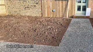 Wrenwood Renovations - Tredown Barns Wk 99 - Gardens Steps Garage Skimming New Brick Lintel