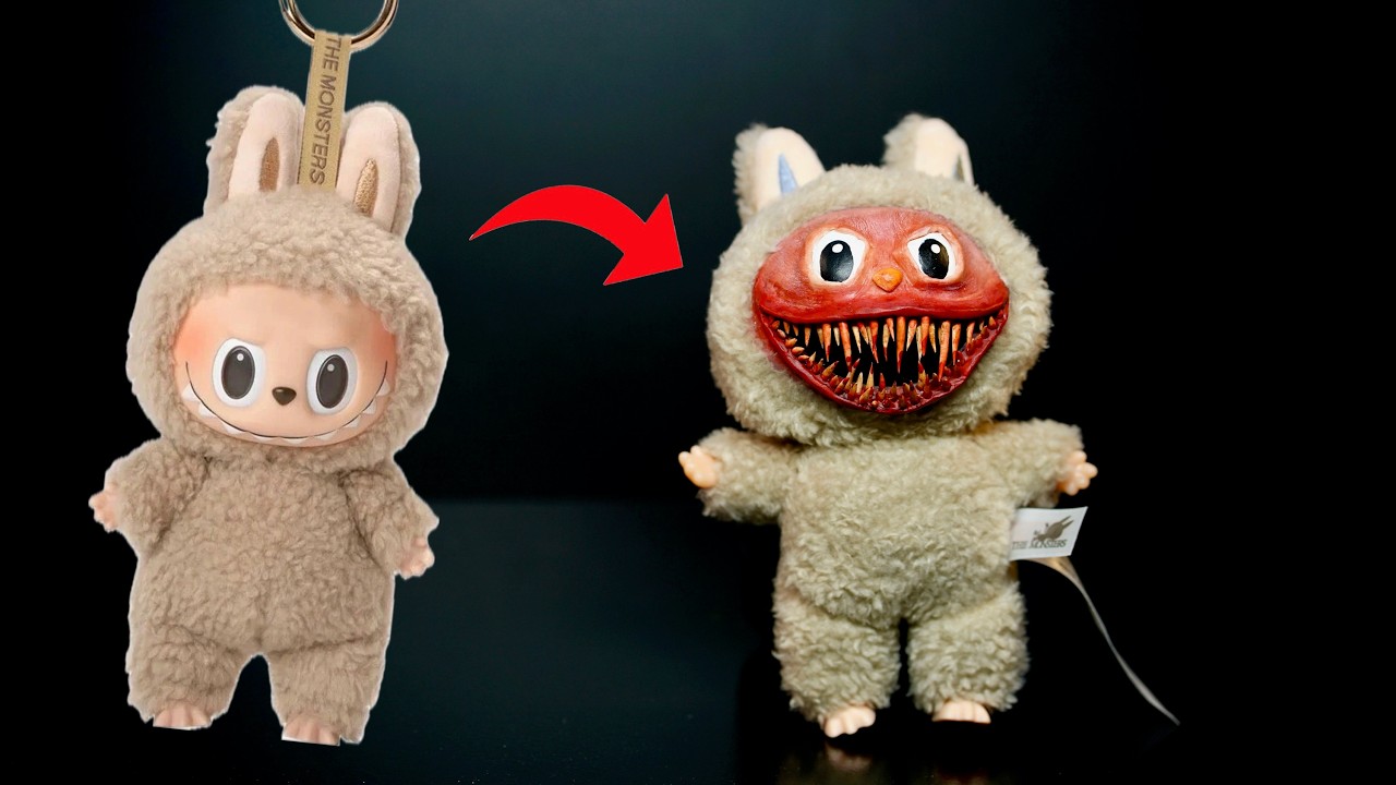 La-boo-boo [Cursed Repaint] Halloween Exclusive Edition Labubu - YouTube